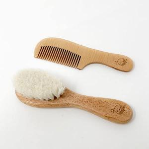 ベビーブラシ&コーム ヘアブラシ くし 新生児 乳児