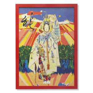 額入りポスター ヒロヤマガタ ＜CP HY39 LA's The Place 1984 ＞ 幅