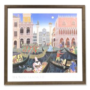 トーマスマックナイトの南国風 おしゃれな絵画 額入りポスター「GULFOF