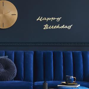 ハッピーバースデー 木製 文字 バナー 誕生日...の詳細画像3