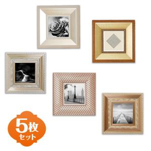 額縁 ミニサイズ 5個セット Cセット フレーム おしゃれ ゴールド