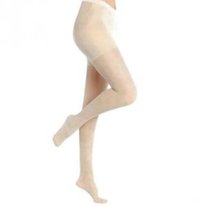 医療用弾性ストッキング　レックスフィット　薄手パンティストッキング　爪先あり　弱圧　LLサイズ　ライトベージュ1317