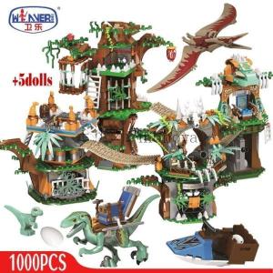 ブロック レゴ 互換 ジュラシック 恐竜 ダイナソー 1000ピース ５体 子供 玩具