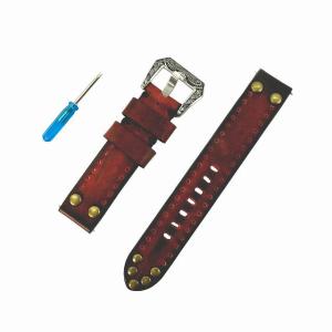 ビンテージ　Vintage 20mm　革　ベルト Italy製 Vintage Works/ヴィンテージワークス】「Teacore Western Narrow