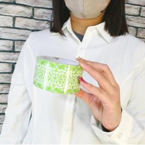 梱包テープ OPPテープ グリーン 花柄 幅4...の詳細画像4