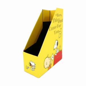 ファイルボックス スヌーピー イエロー A4 縦 マガジンボックス かわいい ブックスタンド キャラ ML-863 宅配便のみ