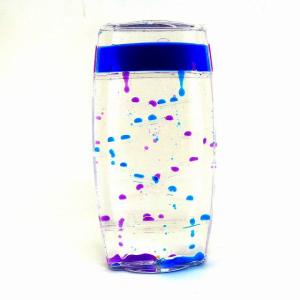 オイルタイマー ブルー パープル コースターセット オイル時計 ドロップモーション オイルモーション OIL058 宅配便のみ