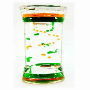 オイルタイマー ブルー ピンク コースターセット オイル時計 ドロップ