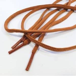 靴ひも 丸紐 無地 茶色 120cm シューレ...の詳細画像3