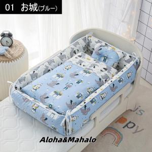 ベビーベッド 折りたたみ 赤ちゃん ベッドイン...の詳細画像1