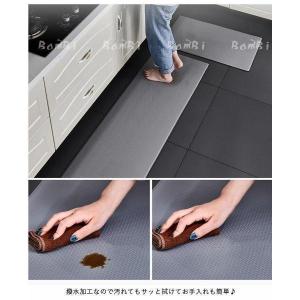 キッチンマット 拭ける キッチンラグ 北欧 ラ...の詳細画像2