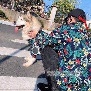 犬 ペアルック アロハシャツ パイナップル柄 ...の詳細画像5