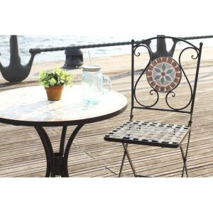 イタリア テーブルセット 魚 ガーデンテーブル チェア 5点セット 100cm イタリア テーブルセット 魚 ガーデンテーブル チェア 5点セット 100cm