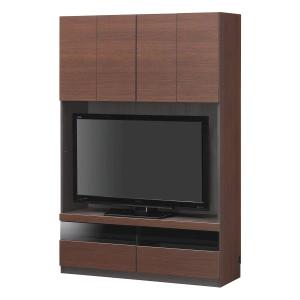 白井産業 テレビ台ユニット 壁面収納 ポルターレ 幅120cm ホワイト