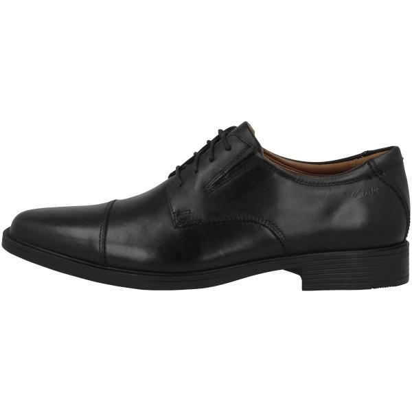 [クラークス] ビジネスシューズ 革靴 ティルデンキャップ メンズ ブラックレザー 26.0 cm