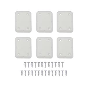 アイワ金属 「そのこで傘立てを作るパーツ」 すのこで傘立て ホワイト 1組(6枚)入 AP-3009W