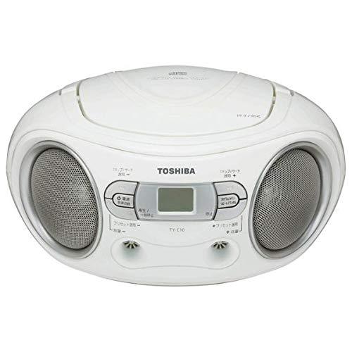 東芝 CDラジオ ホワイト TY-C10(W)