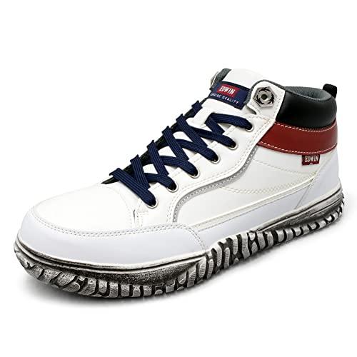 [エドウィン] 安全靴 ミッドカットセーフティーシューズ ESM-102 25.5 ホワイト