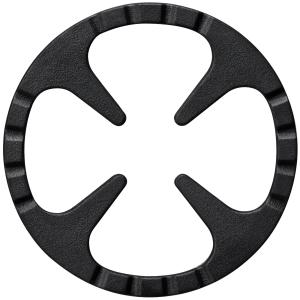 イシガキ 鉄鋳物 五徳サポート 約幅14×奥行14×高さ0.8cm デリッシュ・ライフ アウトドア 4245 黒