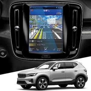 WEIPIN ボルボ Volvo V60 XC40 XC60 8.7インチ カーナビ 保護フィルム ガラス フィルム 9H キズ防止 汚れ防止 低反射 HD 高感度タッチ 自己吸着タイプ ボルボ vo
