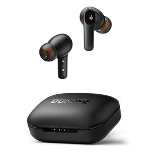 Donner ワイヤレスイヤホン ノイズキャンセリング Bluetooth 5.2対応 瞬時接続 ブルートゥースイヤフォン 外部音取り込み タッチ操作 4つマイククリアコール付 1｜happyrich1524