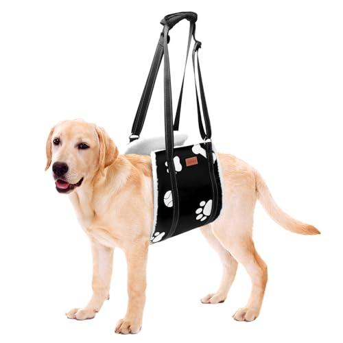 LOOBANI 犬 歩行補助ハーネス アーチデザイン 犬 介護 ハーネス 異なるサイズの犬用の調整可...