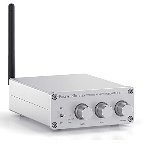 Fosi Audio BT20A-S 200W Bluetooth 5.0アンプ ステレオオーディオ...