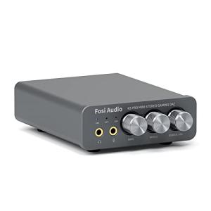 Fosi Audio K5 PRO DAC ヘッドフォンアンプ マイク対応 ミニ 小型 HiFi ス...