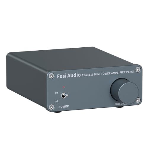 Fosi Audio V1.0 オーディオアンプ2チャンネル ステレオHiFiデジタルアンプ パワー...