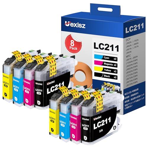 LC211 互換インクカートリッジ ブラザー brother 用 LC211-4PK 4色セット*2...