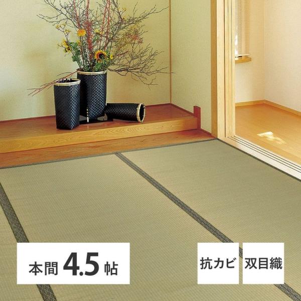い草ラグ 夏 4.5畳 286×286cm 本間 ござ 畳マット