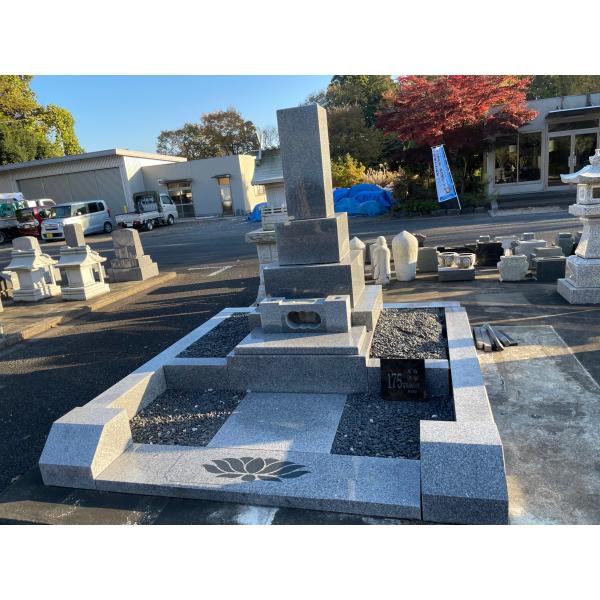 墓石　お墓　和型墓石　展示品  文字彫刻無料  工事費込み　運送費無料　文字彫刻代込み　免震・耐震構...