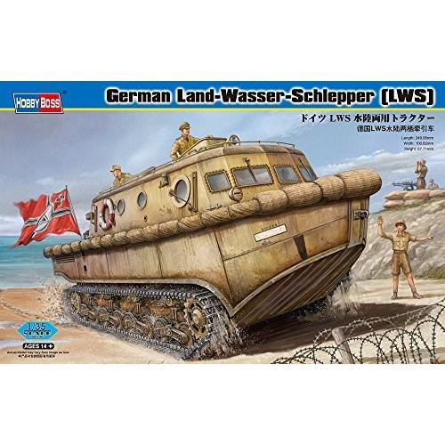 ホビーボス 1/35 ドイツ軍 LWS水陸両用トラクター プラモデル 82430