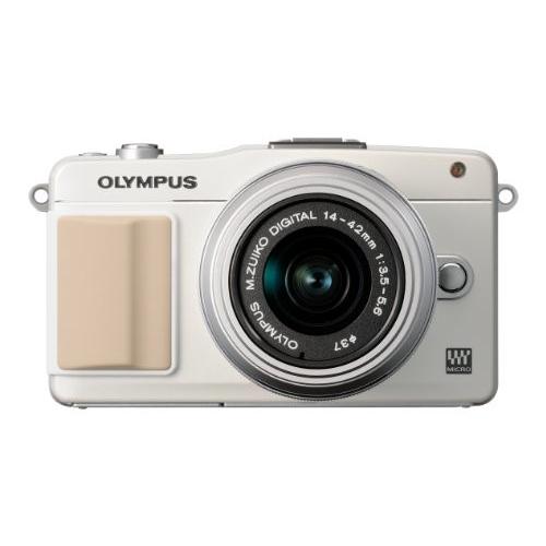 OLYMPUS ミラーレス一眼 PEN mini E-PM2 レンズキット ホワイト E-PM2 L...