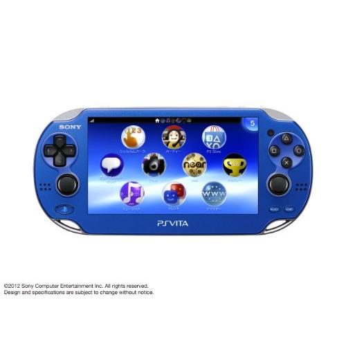 PlayStationVita Wi-Fiモデル サファイア・ブルー (PCH-1000 ZA04)...