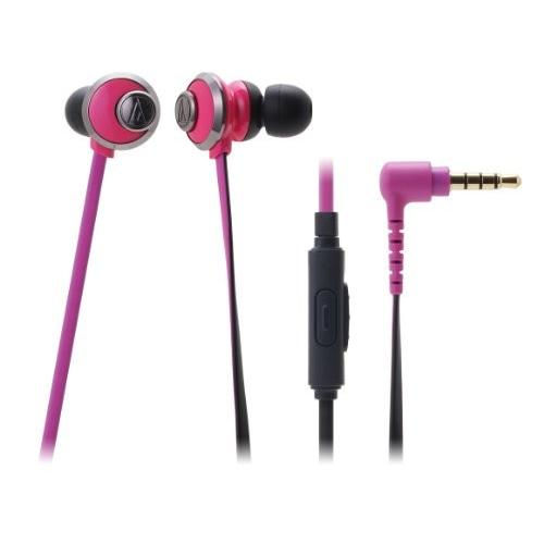 audio-technica GLAMORCY カナル型イヤホン スマートフォン用 ピンク ATH-...