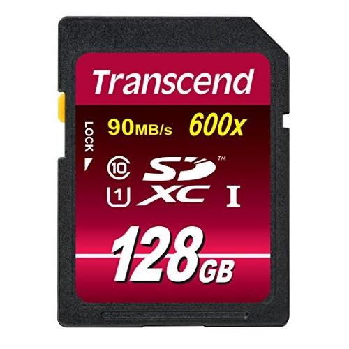 Transcend SDXCカード 128GB Class10 UHS-I対応 (最大転送速度90M...