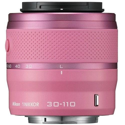 Nikon 1 30-110mm f / 3.8-5.6 VR Nikkorレンズ(ピンク) (ホワ...