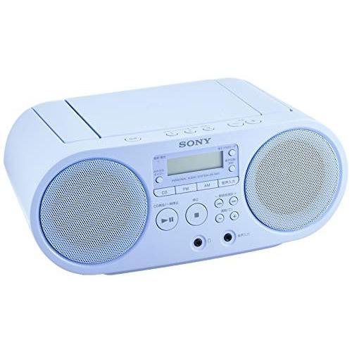 ソニー SONY CDラジオ ZS-S40 : FM/AM/ワイドFM対応 ブルー ZS-S40 L