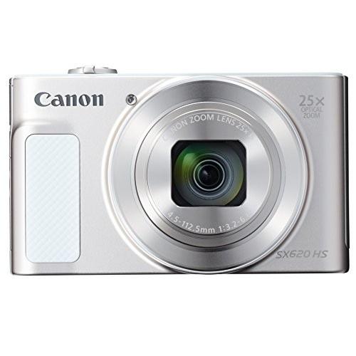 Canon コンパクトデジタルカメラ Power Shot SX620HS ホワイト 光学25倍ズ