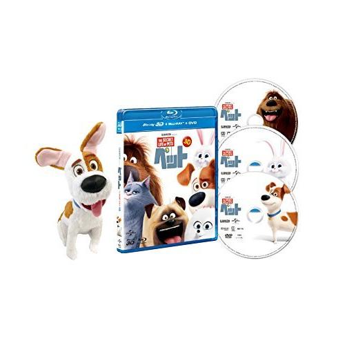 ペット 3D+ブルーレイ+DVDセット(3枚組)  [Blu-ray]（中古品）