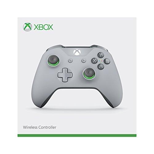 Xbox ワイヤレス コントローラー (グレー / グリーン)（中古品）
