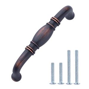 Amazonベーシック キャビネットハンドル トラディショナル 長さ9cm オイルラビングブロンズ 10パック