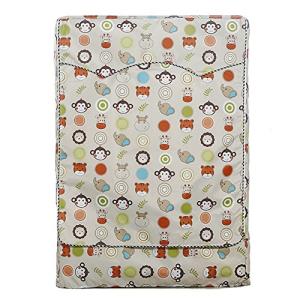 IKENOKOI 洗濯機カバードラム式洗濯機用防水防塵日焼け止め紫外線に強い老化防止外置きファスナー開閉式（動物は60  52