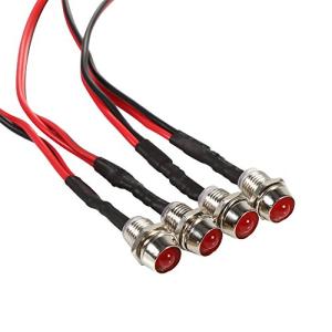 防水インジケータライト パイロットライトシグナル インジケータQiilu LEDパネルパイロットダッシュ警告ランプインジケータランプカーバンボート 1