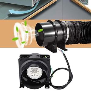 4インチダクトファン 地下図書館キッチンAC 100-120V用の軸ダクトファン換気扇