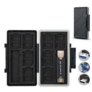 SD SDHC SDXC MSDメモリーカードケース 収納ケース 8枚