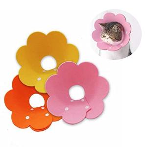 エリザベスカラー 猫 犬 COTOREAL ペット用品 傷口保護 傷舐め防止 引っ掻き防止 避妊 着脱便利 調節可能