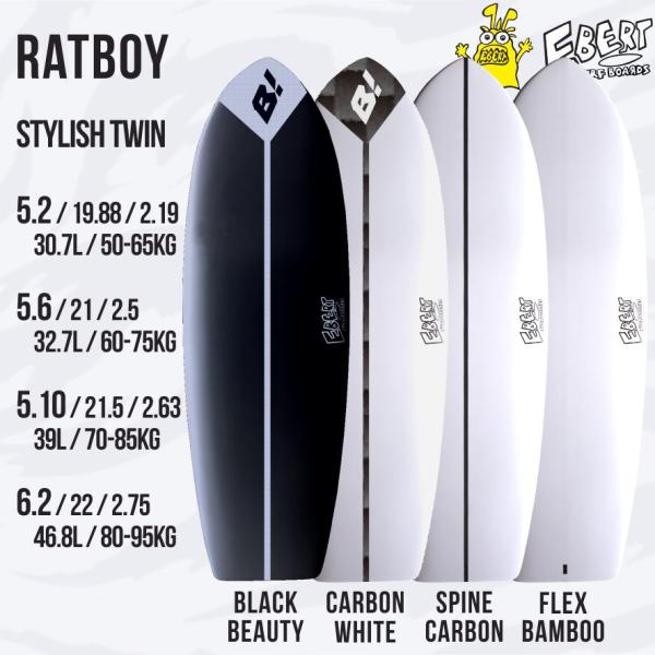BUELLサーフボード RATBOY Spine Carbon