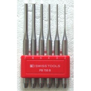 PB-755B ピービー(PB SWISS TOOLS)  平行ピンポンチ6本セット 代引発送不可 ...